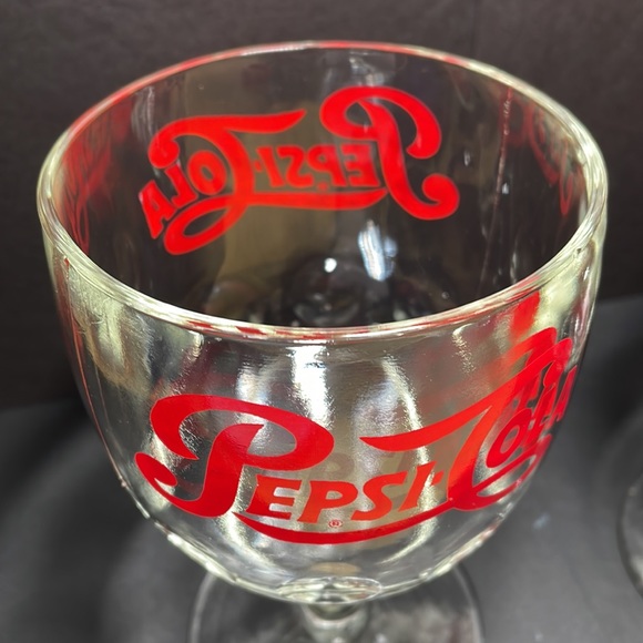 Vintage Pepsi-Cola Goblets - Picture 8 of 14